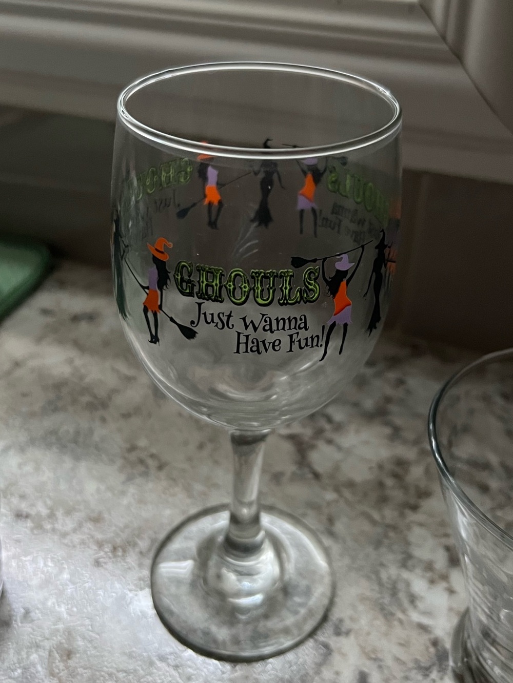 Ghouls Just Wanna Have Fun Women’s Halloween Wine Glass